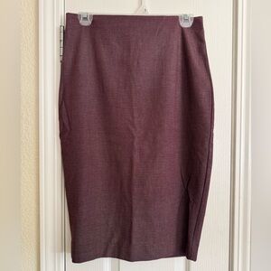Express Burgundy Pencil Skirt. Size 4